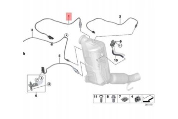 OE BMW 13628570230 LAMBDA SENSOR BMW 5 F10 F11 1 8 2 0 D Catalog number of the part 13628570230