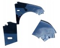 Mudguard VW Polo 9N Each colour Right with flasher hole 01 05 lacquer zap Installation side front right