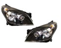 HEADLIGHTS OPEL ASTRA H 2003 2012 BLACK