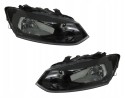 FRONT HEADLIGHTS VW POLO 6R H4 2009 2017 WITH MOTORS