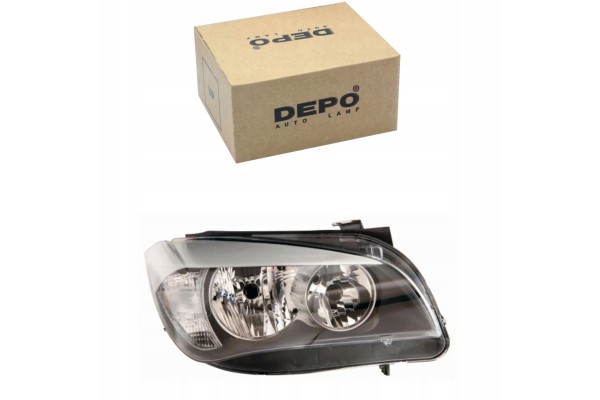 Bmw X1 E84 09 12 Lamp Headlight Right Depo Height adjustment electric