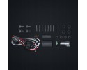 Board frame with LED Panel Strands NUUK E LINE BLACK LED BAR 20 809445 Light beam 8100 lm