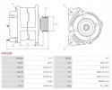 New Alternator VW Golf V 1 4 VW Golf Plus V 1 4 SKODA Fabia 1 4 16V Catalog number of the original VW 036903018B