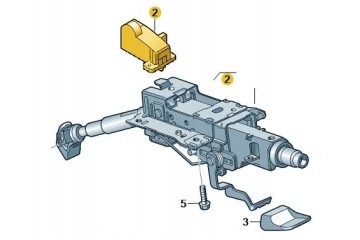ASO New Original 3C0905861J Column lock k Part manufacturer Volkswagen OE