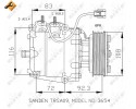 NRF 32072 air conditioning compressor Quality of parts according to GVO Q original with factory logo OEM OES