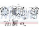 Compressor air conditioning NISSENS 89076 Part manufacturer Nissens