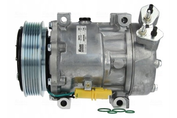 Compresor de aire acondicionado Nissens 89076 usado 6