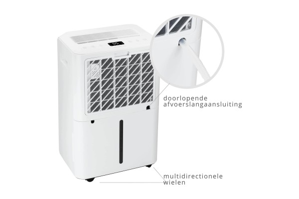 Deshumidificador 20 L WiFi Operación Silenciosa 41 dB