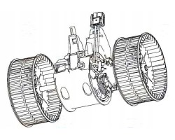 BLOWER MOTOR BMW 5 E60 03 6 E60 04 BEHR