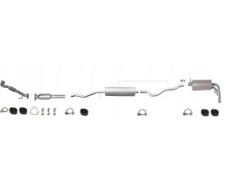 VW SHARAN 1 9 TDI 85KW 2000 2010 SILENCERS MIDDLE END PIPE WHOLE SYSTEM