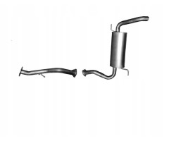 MITSUBISHI PAJERO IV 3 2 DI D TD 3 doors 2007 2016 SET FINAL SILENCER PIPE