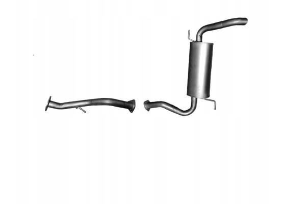 MITSUBISHI PAJERO IV 3 2 DI D TD 3 doors 2007 2016 SET FINAL SILENCER PIPE