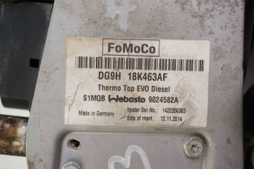 PARKING HEATER WEBASTO FORD V DG9H18K463AF Version European