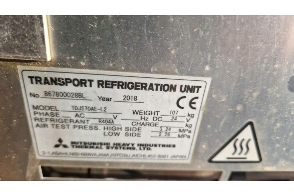 Unidad de refrigeración Mitsubishi tdjs70ae-l2 usado 6