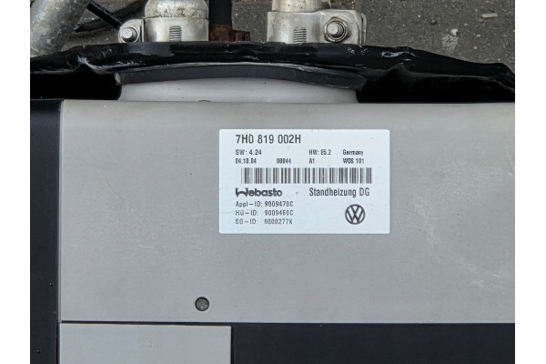 Panel de Control de Calefacción VW T5 Instalación por Etapas Webasto Airtop 3500 ST 7H0819002H usado 6