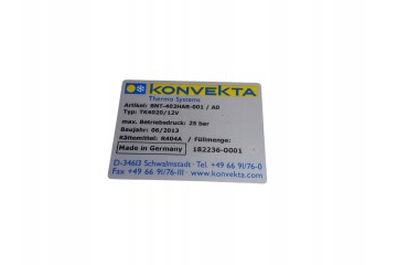 REFRIGERATION UNIT REFRIGERATED CONVEKTA TK4020 TK4050 JUMER II 2 2 HDI 4HH Product weight with unit packaging 10 45 kg
