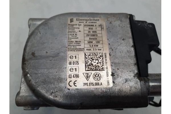 Calefactor de estacionamiento Webasto para Porsche Cayenne 7P0815008A usado 4