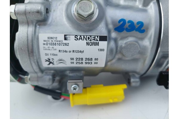 Compresor de aire acondicionado para 208 I, 508 I, DS3 nuevo 5