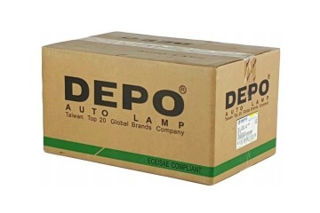 Headlights Lamps Front set Xenon Depo Black Volvo S40 S 40 II 2 2003 2007 Packaging status original