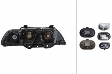 Headlight Lamp For BMW E39 Front Left 95 04r Hella 1EL 008 053 511 Height adjustment electric