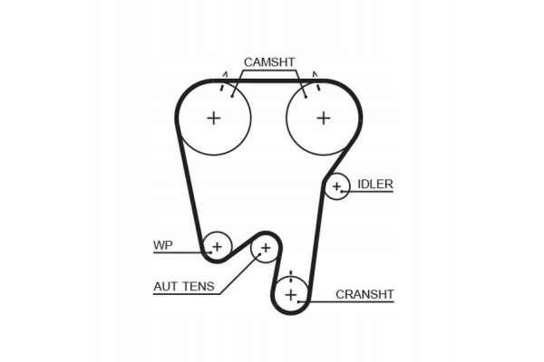 Timing set with pump GATES KP15378XS Part manufacturer Gates