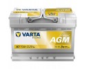 CAR BATTERY VARTA SILVER AGM E39 START STOP 70AH 760A A7