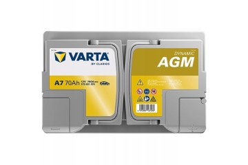 CAR BATTERY VARTA SILVER AGM E39 START STOP 70AH 760A A7 Packaging status original
