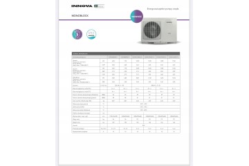 Heat pump Innova Nordic Monoblock 8 kW PROMOTION GREE Batteries included no