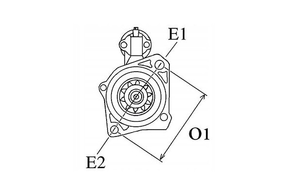STARTER 114232 HC CARGO NISSAN NAVARA Catalog number of substitutes BV PSH 160 558 112 130 BV PSH 160 558 112 370 WAI 33307N
