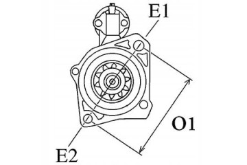 STARTER 114232 HC CARGO NISSAN NAVARA Catalog number of substitutes BV PSH 160 558 112 130 BV PSH 160 558 112 370 WAI 33307N