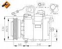 Air conditioning compressor NRF Product weight with unit packaging 8 kg
