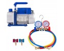 Pompa prozniowa 3CFM 1 4HP z manometrem do klimatyzacji HVAC