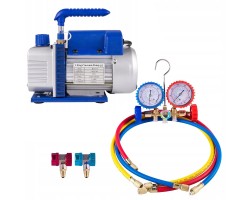 Pompa prozniowa 3CFM 1 4HP z manometrem do klimatyzacji HVAC