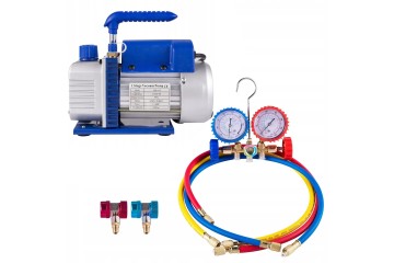 Pompa prozniowa 3CFM 1 4HP z manometrem do klimatyzacji HVAC