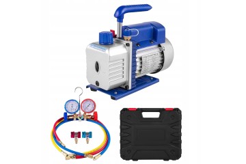 Pompa prozniowa 4 8CFM 1 3HP 1720RPM manometr 5PA do klimatyzacji