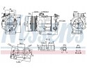 COMPRESSOR AIR CONDITIONING COMPRESSOR 890947 NISSENS Packaging status original