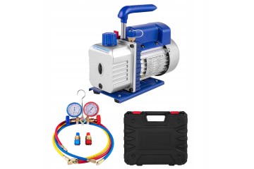Pompa Prozniowa 4CFM 1 3HP 1720OBR MIN 5PA Z Manometr Dystrybutora