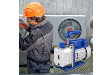 Bomba de Vacío 4CFM 1/3HP 1720RPM 5PA con Manómetro