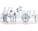 COMPRESSOR AIR CONDITIONING COMPRESSOR 89124 NISSENS Catalog number of the part 89124