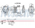 Compressor air conditioning NISSENS 89042 Part manufacturer Nissens
