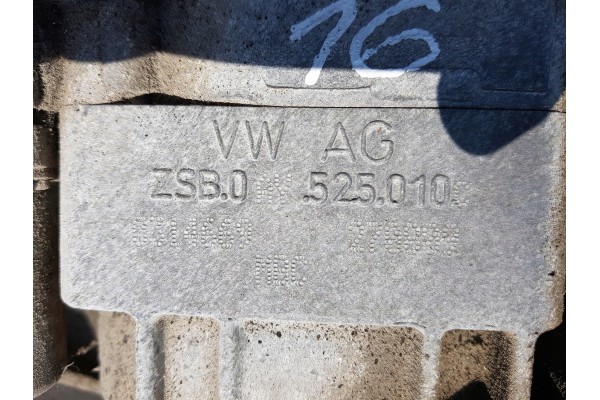 VW TIGUAN I 5N 06 10r 2 0 TDI DYFER BRIDGE REAR MBC 0AY525010C 0AY907554C Catalog number of the part MBC 0AY525010C 0AY907554C A