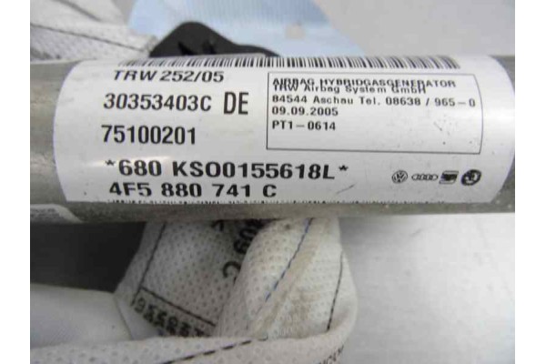4F5880741C AIRBAG CORTINA DELANTERO IZQUIERDO AUDI A6 BERLINA (4F2) 2.7 TDI 2005 4F5880741C 157038 AUDI - 1