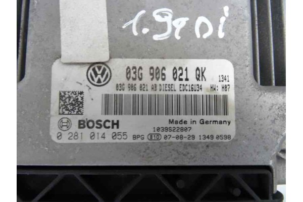 03G906021GK CENTRALITA MOTOR UCE VOLKSWAGEN GOLF PLUS V (5M1) Edition 2007 03G906021GK 164098 VOLKSWAGEN - 1