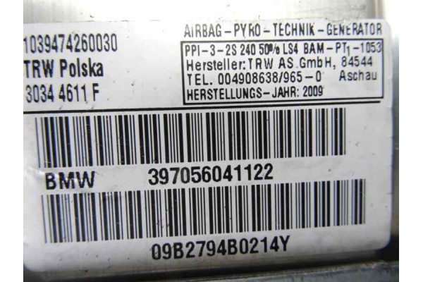 30344611F AIRBAG DELANTERO DERECHO BMW SERIE X3 (E83)