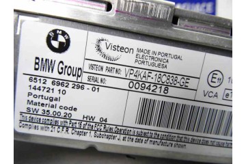 6962296 SISTEMA AUDIO / RADIO CD BMW SERIE 3 BERLINA (E90)