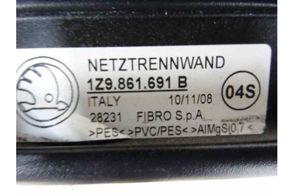 1Z9861691B BANDEJA TRASERA SKODA OCTAVIA COMBI (1Z5) Ambition 1Z9861691B 169507 SKODA - 2