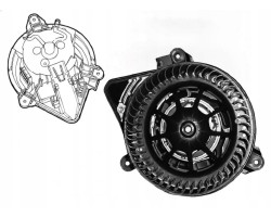 BLOWER AIR SUPPLY FAN 698045 VALEO CITROEN