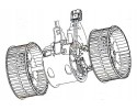 BLOWER ENGINE BMW 5 E60 03 6 E60 04 BEHR HELLA Driver Assistant 31 Part manufacturer Behr Hella Service