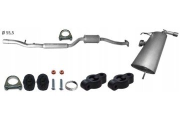 MITSUBISHI LANCER 1 8 and 2008 10 2011 FINAL AND MIDDLE SILENCER