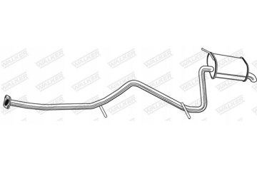 Final silencer WALK24143 Part manufacturer Walker